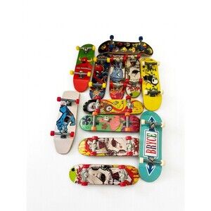 Lot Of 31 Tech Deck Fingerboard Skateboards Decks Hardware Wheels